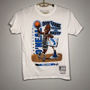 Mitchell & Ness NBAlab Harwood Classics Orlando Magic Shaq Graphic Tee Shirt S
